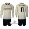 Officiële Voetbalshirt + Korte Broek Liverpool M.Salah 11 Uit 2021-22 Lange Mouw - Kids